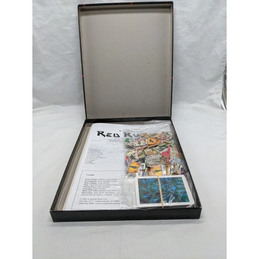 Red Russia The Russian Civil War 1918-1921 Board Game